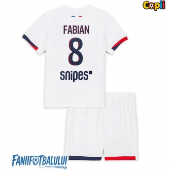 Paris Saint-Germain Fabian Ruiz #8 Echipament de Fotbal Replică 2025-26 Copii Deplasare (+ Șorturi)